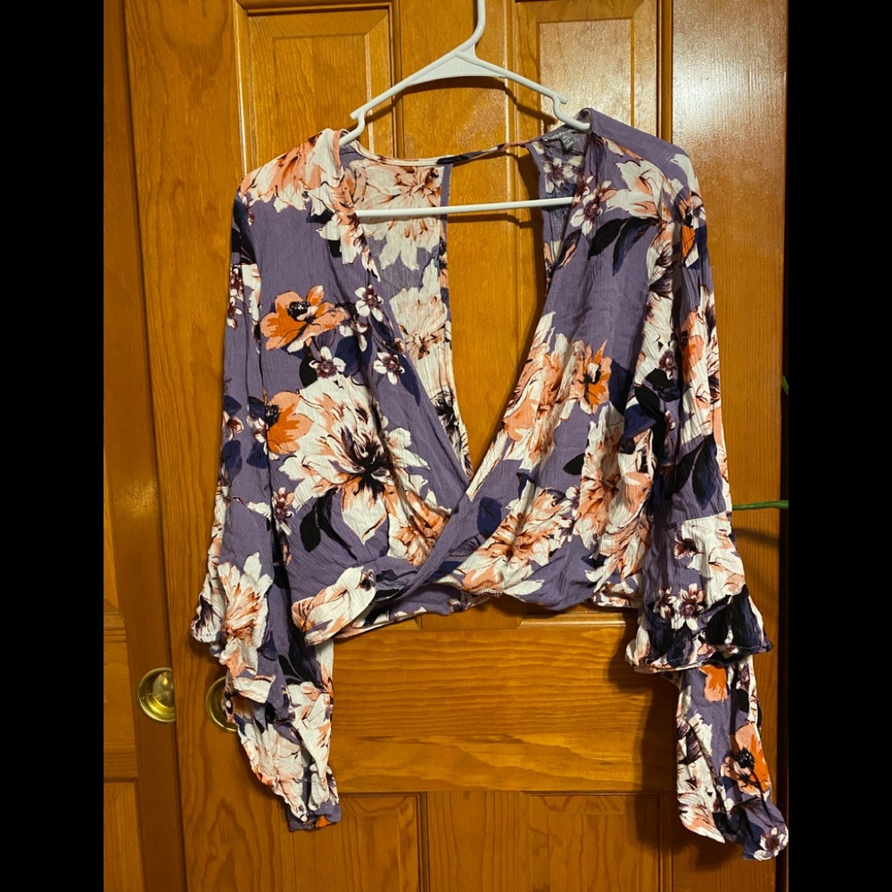 Charlotte Russe floral crop top size xL